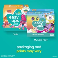 Pampers Easy Ups Girls Training Underwear, Super Pack, Sizes 2-6, 74-46 Count