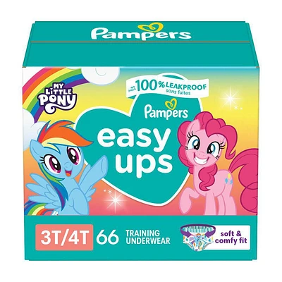 Sous-vêtements d’entraînement Pampers Easy Ups SUPER POUR FILLES 46CT