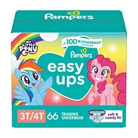 Sous-vêtements d’entraînement Pampers Easy Ups SUPER POUR FILLES 46CT