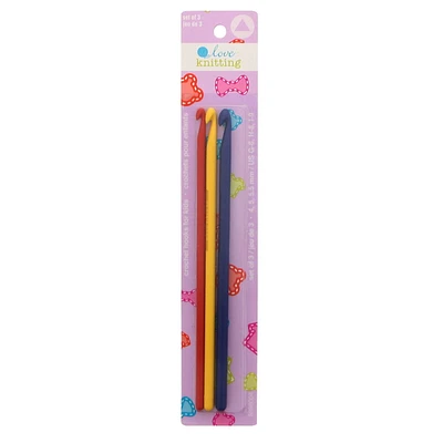 Love Knitting Kids' Crochet Hooks, Set of 3