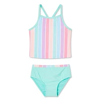 Tankini 2 pièces George pour petites filles Tailles 2T-5T