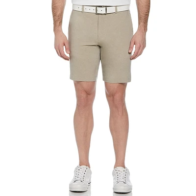 Ben Hogan Short de golf extensible chiné 9" pour hommes avec ceinture active Short Ben Hogan pour homme