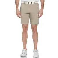 Ben Hogan Short de golf extensible chiné 9" pour hommes avec ceinture active Short Ben Hogan pour homme
