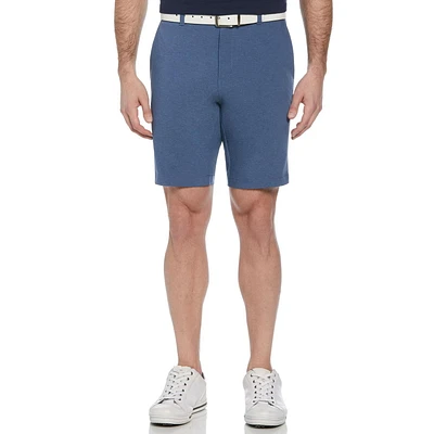 Ben Hogan Short de golf extensible chiné 9" pour hommes avec ceinture active homme