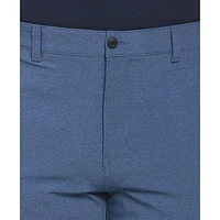Ben Hogan Short de golf extensible chiné 9" pour hommes avec ceinture active homme
