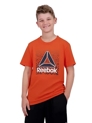 Reebok Boys Monotags Short Sleeve Graphic Tee