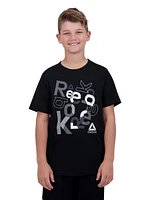 Reebok Boys Modernism Short Sleeve Graphic Tee