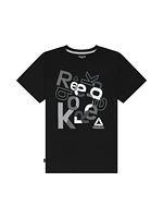 Reebok Boys Modernism Short Sleeve Graphic Tee