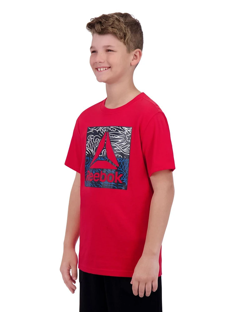 Reebok Boys Ryu Short Sleeve Graphic Tee