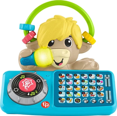 Fisher-Price Link Squad Bop & Groove Tiger Baby Learning Toy with Music & Lights