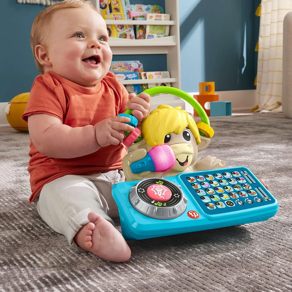 Fisher-Price Link Squad Bop & Groove Tiger Baby Learning Toy with Music & Lights