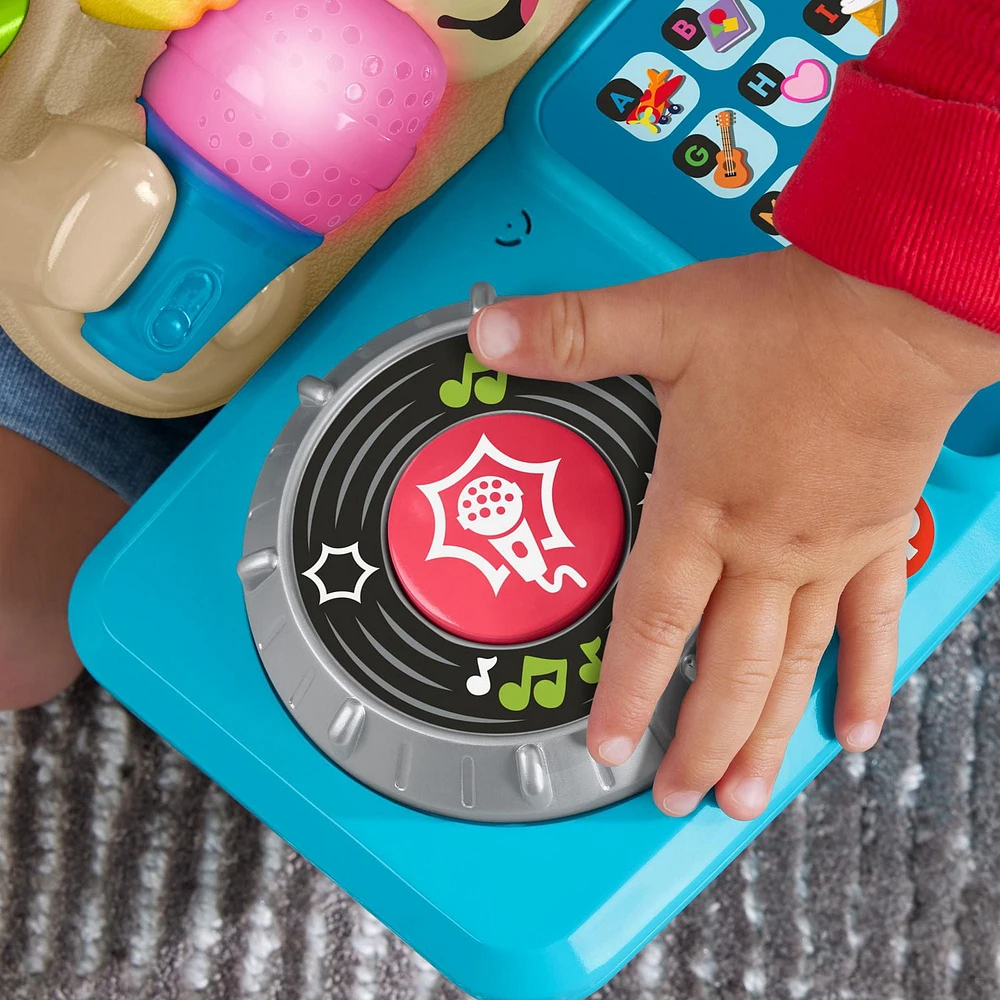 Fisher-Price Link Squad Bop & Groove Tiger Baby Learning Toy with Music & Lights