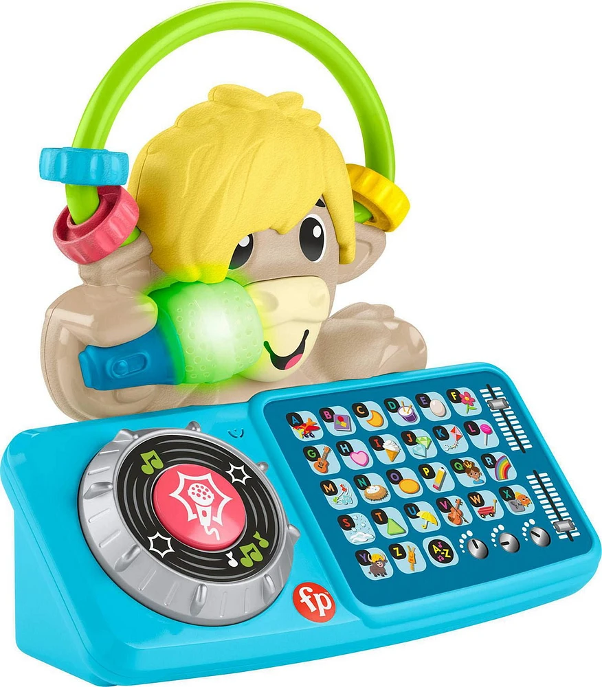 Fisher-Price Link Squad Bop & Groove Tiger Baby Learning Toy with Music & Lights