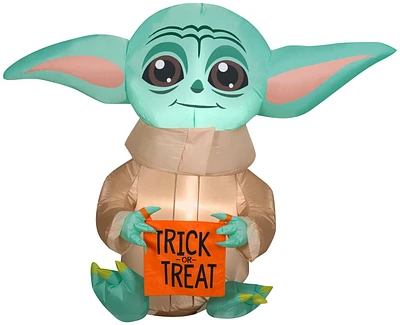 Airblown Stylized Grogu w/ Treat Sack MD Star Wars