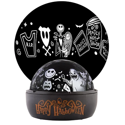 Halloween Lightshow Projection-Tabletop ShadowLights-Nightmare Before Christmas-Disney (White)