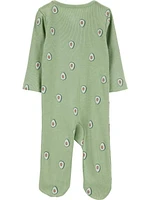 Carter's Child of Mine Baby Boys' Green Avocado Sleep n Play