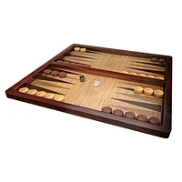 Cardinal Games Chess Checkers Backgammon Set with Wooden Storage Case, Wooden 3-Game Set