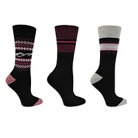 Ladies Pathfinder by Kodiak 3-Pack Thermal Cotton Sock