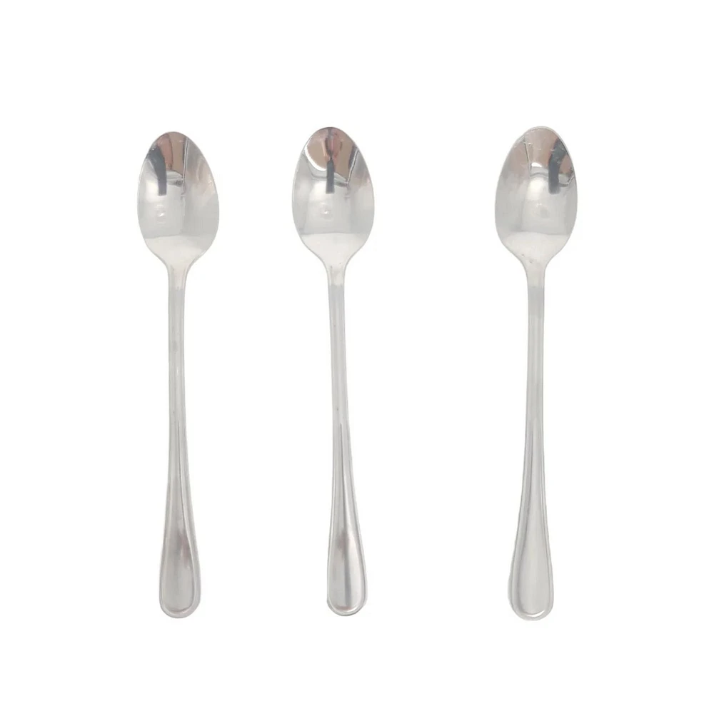 Mainstays 3-Piece Fleetline Iced Tea Spoon, Made of 18/0 stainless steel