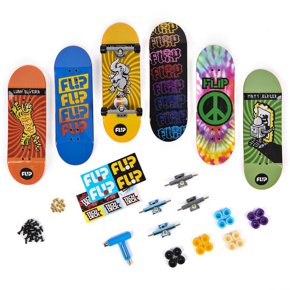 Tech Deck, Sk8shop Fingerboard Bonus Pack, Collectible and Customizable Mini Skateboards (Styles May Vary)T