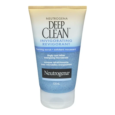 Neutrogena Deep Clean Invigorating Foaming Scrub, 125 mL