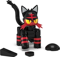 MEGA Pokémon Litten Building Toy Kit, Poseable Action Figure (32 Pieces) for Kids