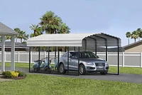 Arrow Carport, 12 ft. x 24 ft. x 9 ft. Eggshell