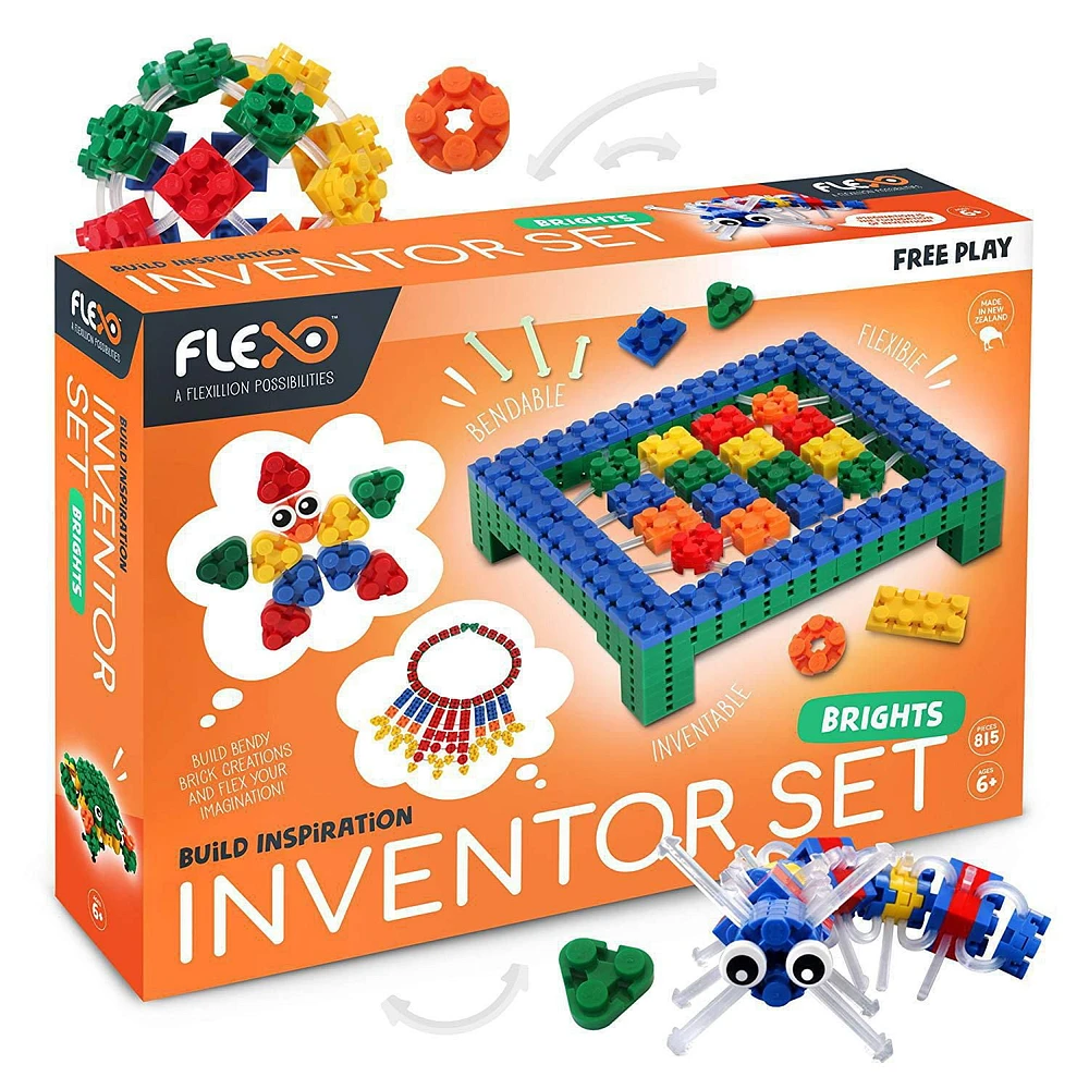 Flexo Free Play Inventor Set Brights Building and Construction Toy