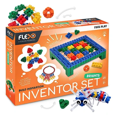 Flexo Free Play Inventor Set Brights Building and Construction Toy