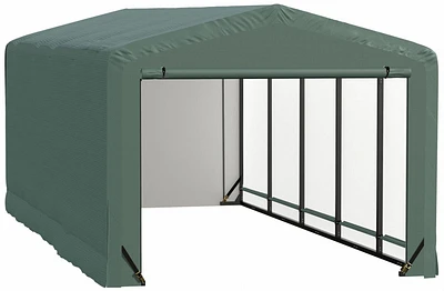 ShelterTube Wind and Snow-Load Rated Garage, 10x23x8 Green