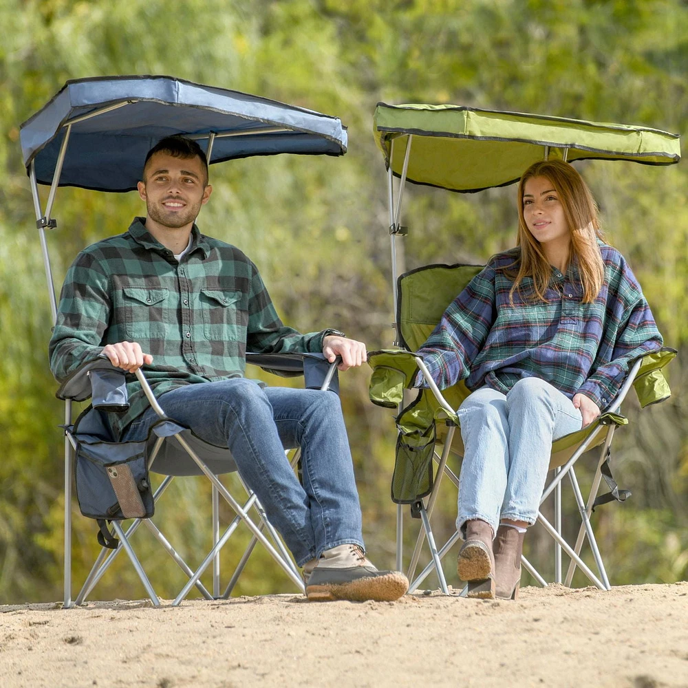 Heavy Duty Max Shade Quad Camping Chair