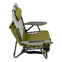 Lace up removable backpack chair