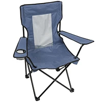 Mesh Back Quad Camping Chair