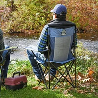 Mesh Back Quad Camping Chair