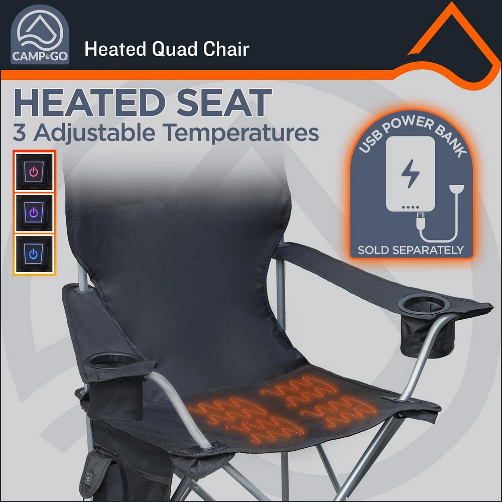 Heated Deluxe Quad Chair