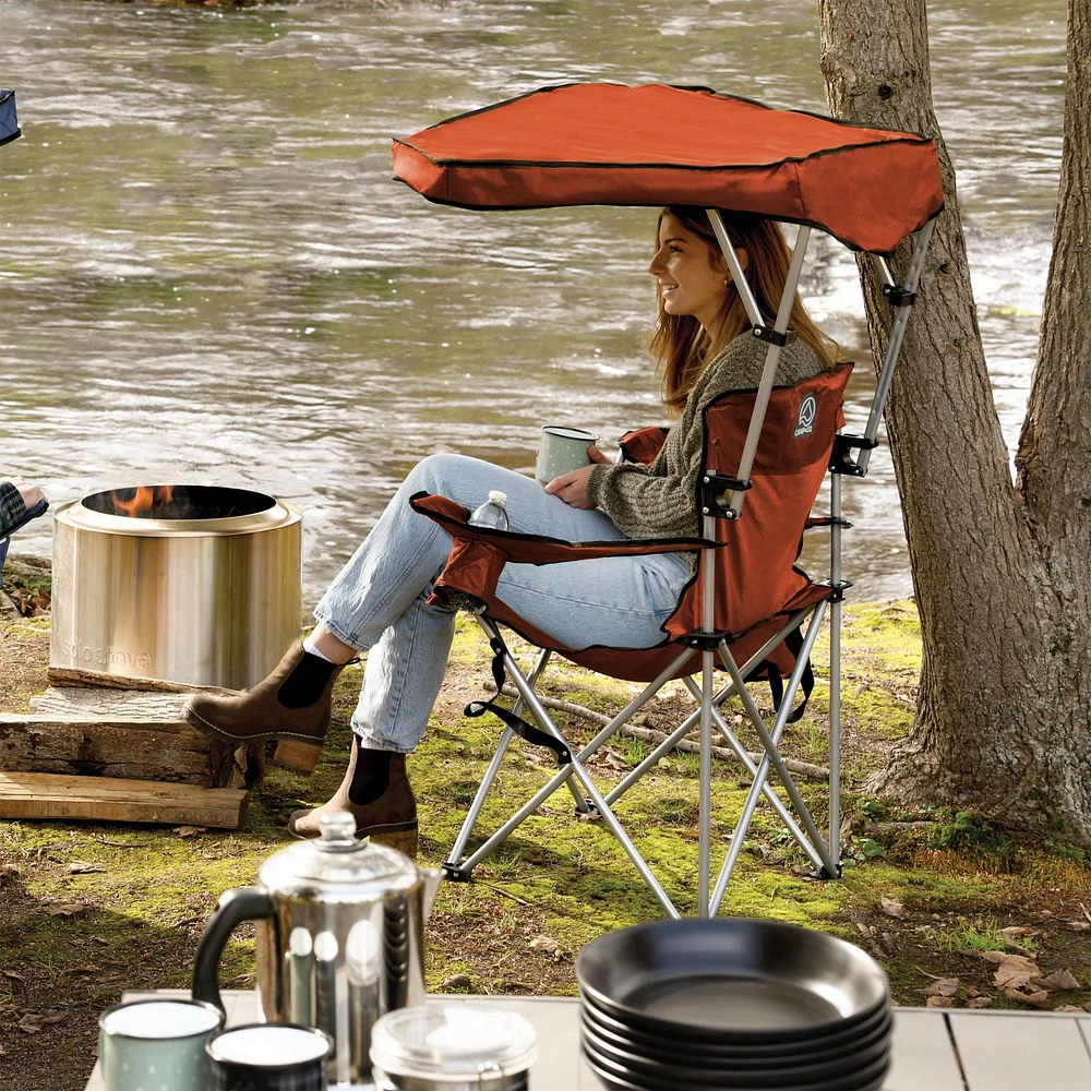 Heavy Duty Max Shade Quad Camping Chair