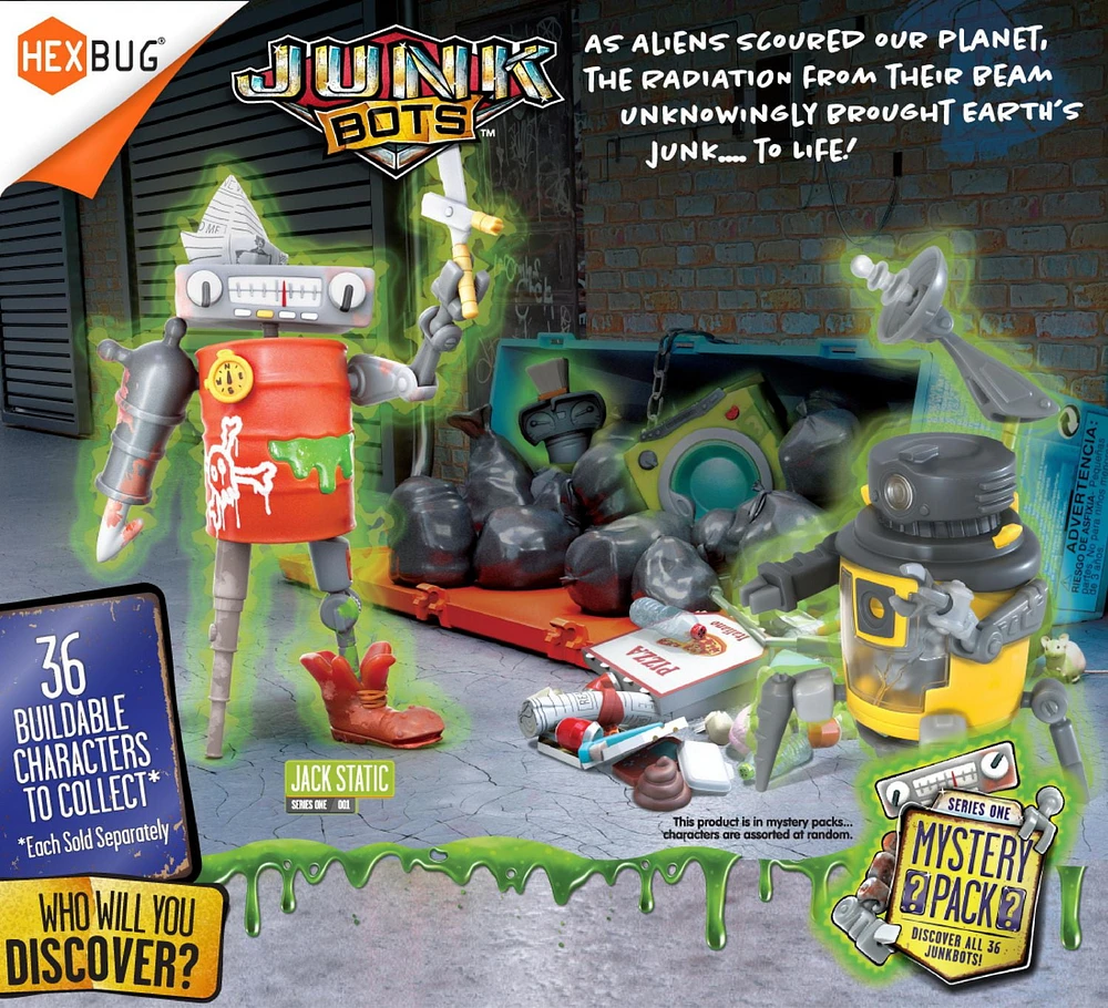 HEXBUG JUNKBOTS - Large Dumpster Asmt