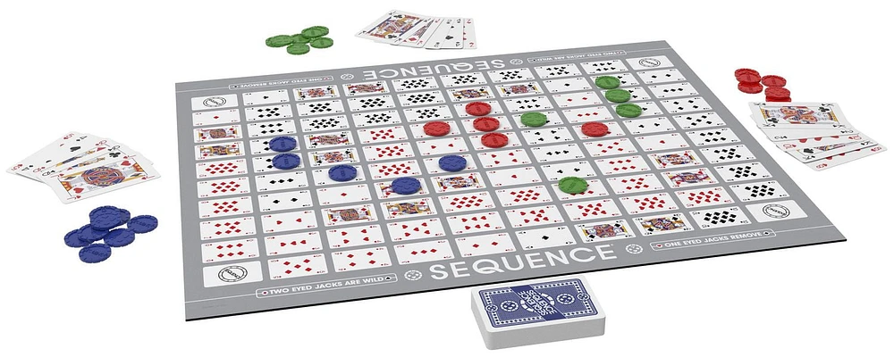 JAX Sequence Board Game, 135 player tokens, ages 7+