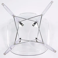 Nicer Furniture Eames Clear Legs Chair