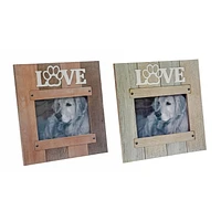 Mdf Love Pet Photo Frame  - Set of 2