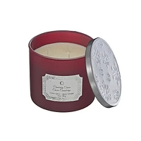 Christmas 14Oz 3 Wick Jar Candle Cranberry Cassis