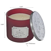 Christmas 14Oz 3 Wick Jar Candle Cranberry Cassis