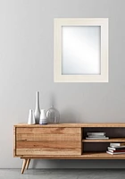 hometrends Accent Wall Perfection Mirror, White Wood 16.50x19.50in