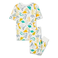 Pyjama 2 pièces George pour petits garçons Tailles 2T-5T
