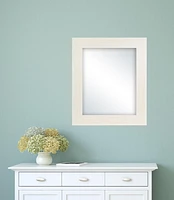 hometrends Accent Wall Perfection Mirror, White Wood 16.50x19.50in