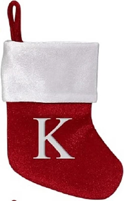 Holiday Time Mini Monogram Stocking, K