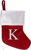 Holiday Time Mini Monogram Stocking, K