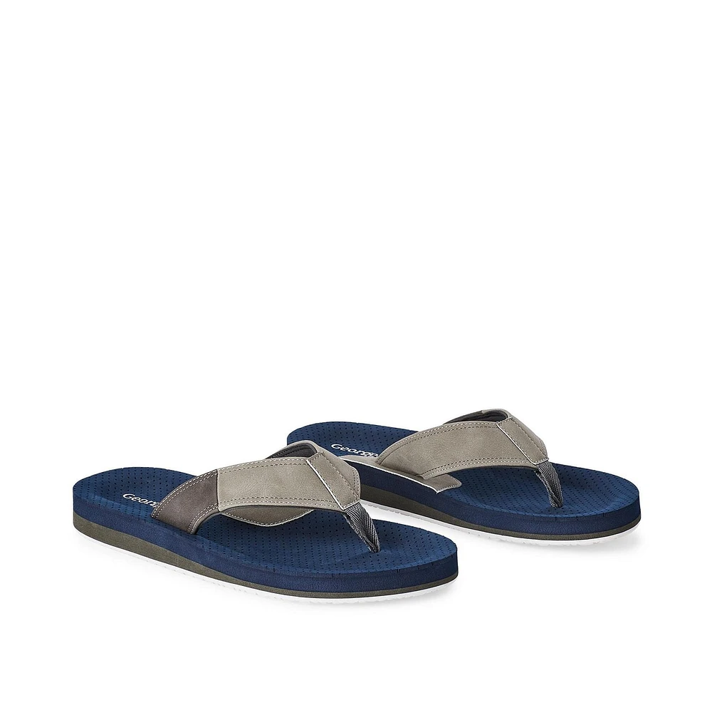 George Men's Flip Flops