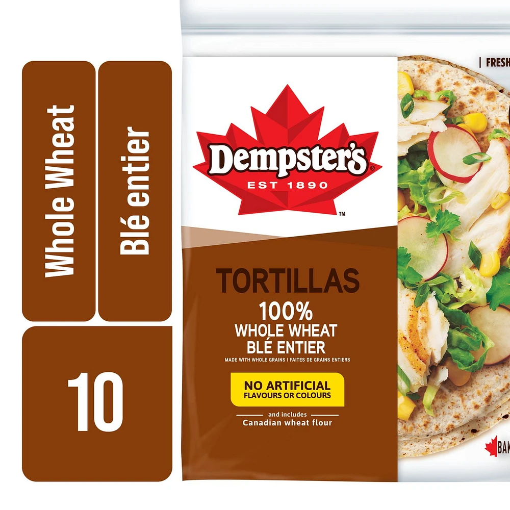 Dempster’s 100% Whole Wheat Tortillas