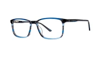 Flat Earth FE264 Blue/Grey Eyeglass Frame